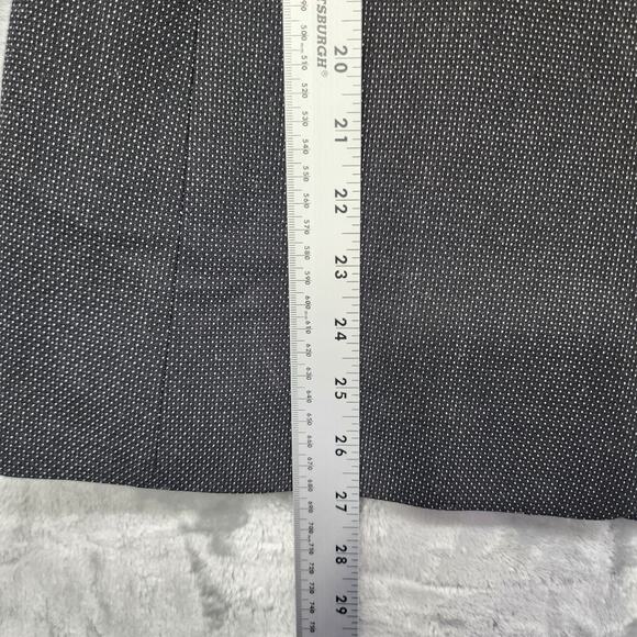 Classiques Entier Atelier Blazer Womens 14 Black White Speckled Single-Button - Picture 10 of 13